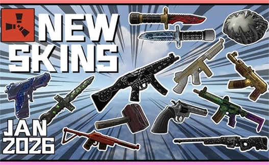 Een verzameling nieuwe wapenskins, waaronder geweren, pistolen en messen, die de aanpassingsmogelijkheden in een moderne FPS-game laten zien